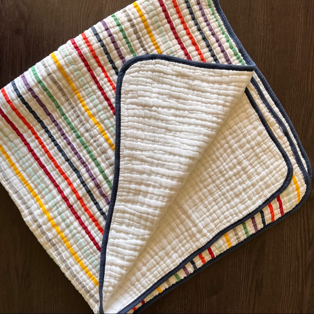 Aden + Anais Striped Blanket